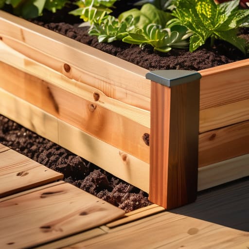 Getting Your Hands Dirty building raised beds.