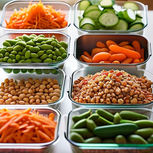 Modular meal prep High-Protein Grain Bowls.