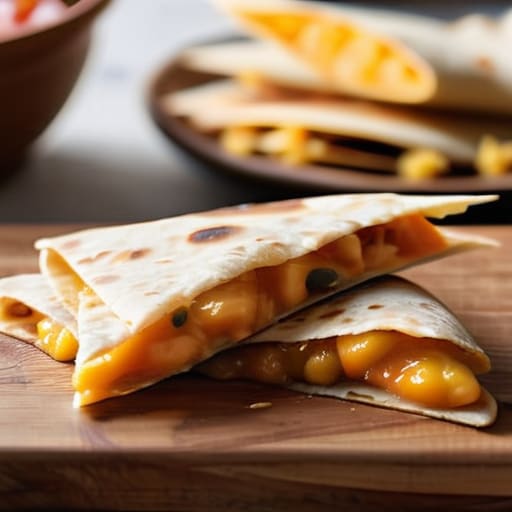 The Five-Minute Quesadilla Hack with cheese.