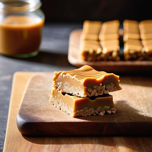 Making The No-Bake Peanut Butter Bar.
