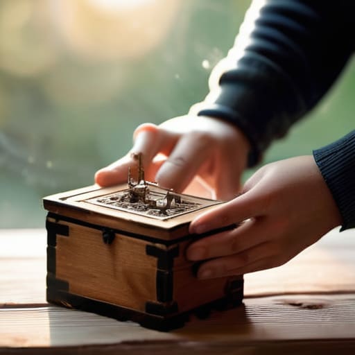 Decluttering sentimental items with ease.
