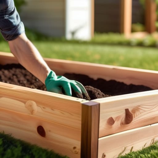 How to build a raised garden bed.