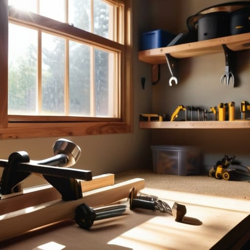How to build a workbench for garages.