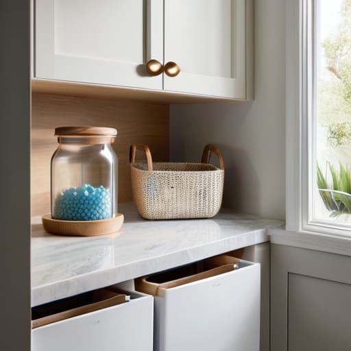 Efficient laundry room organization for any space.