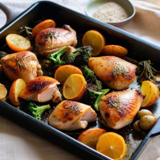 Easy simple sheet pan dinners for cleanup.