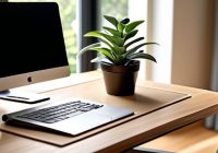 How to set up a desk for long hours.