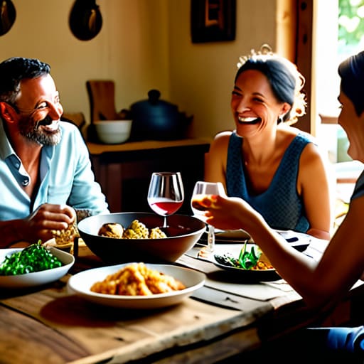 The Psychology of Communal Eating Without the Stress