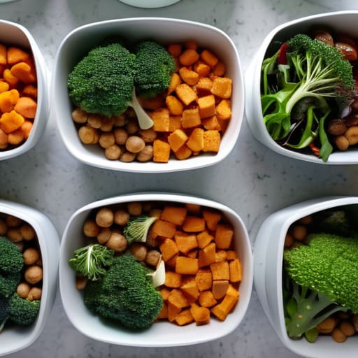 The Grain Bowl Assembly Line meal prep.