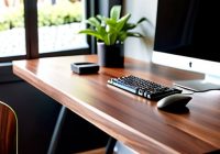 How to set up a desk for long hours.