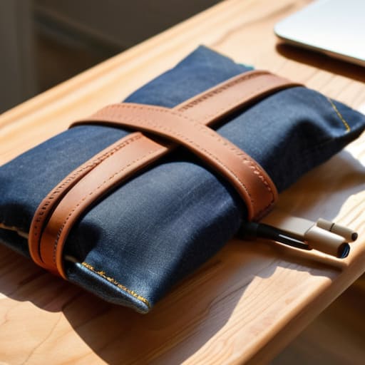 The Custom Tech Organizer roll-up pouch.