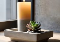 Modern DIY concrete craft ideas.