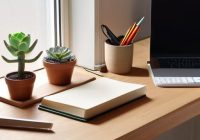 Ways to organize a home office efficiently.